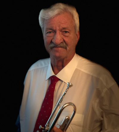 Bill Wilkinson with trumpet